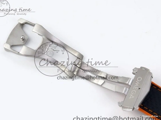 0210 Comfortable Planet Ocean 43.5mm SS VSF 1:1 Best Edition Black Orange Bezel Gray Dial on Nylon Strap A8900 Super Clone V 7730